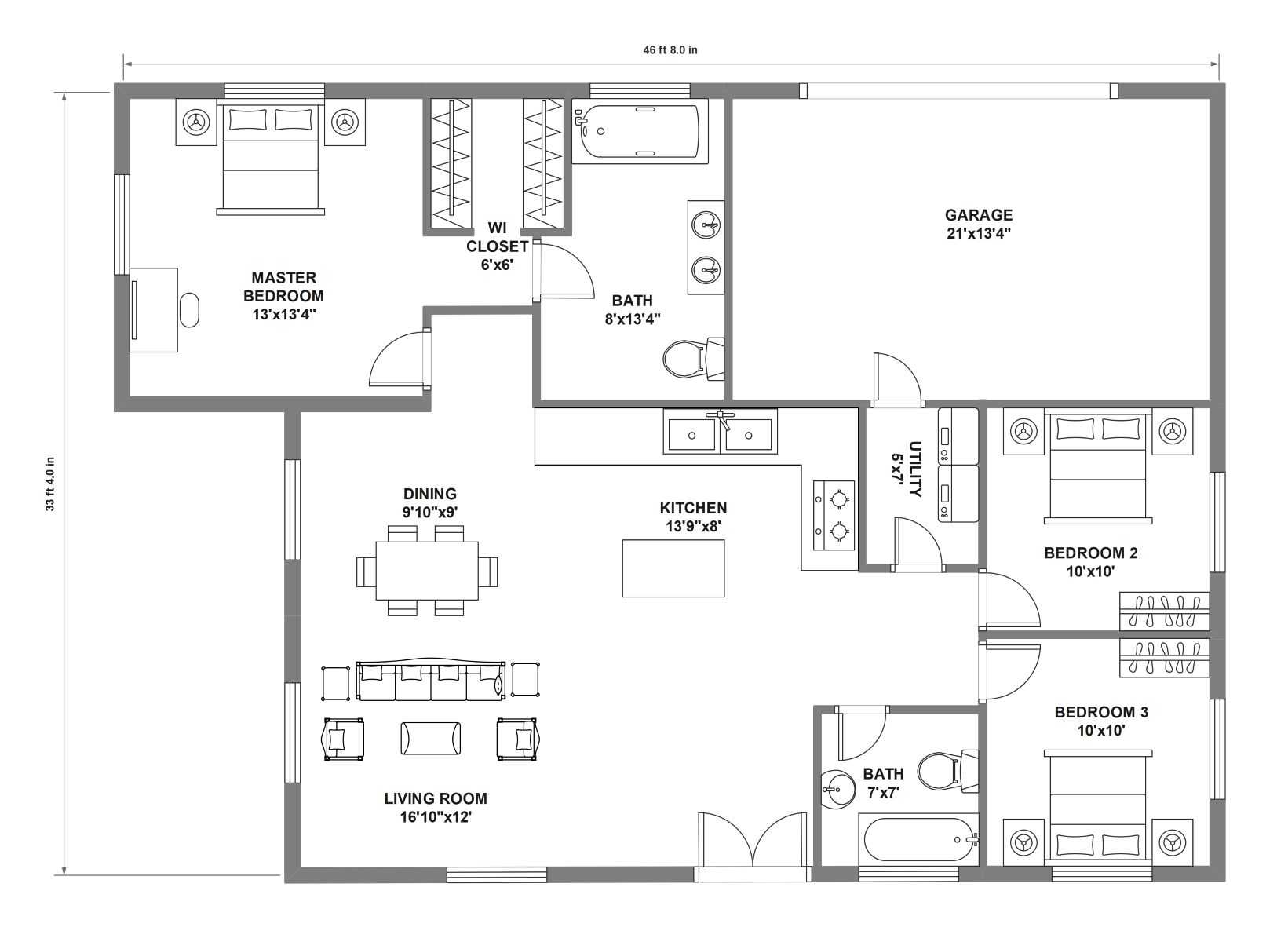 1460 sqft house